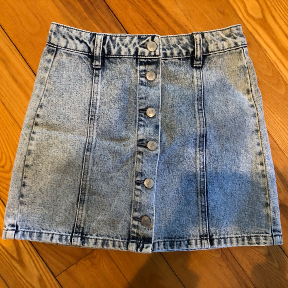 Forever 21 acid wash skirt